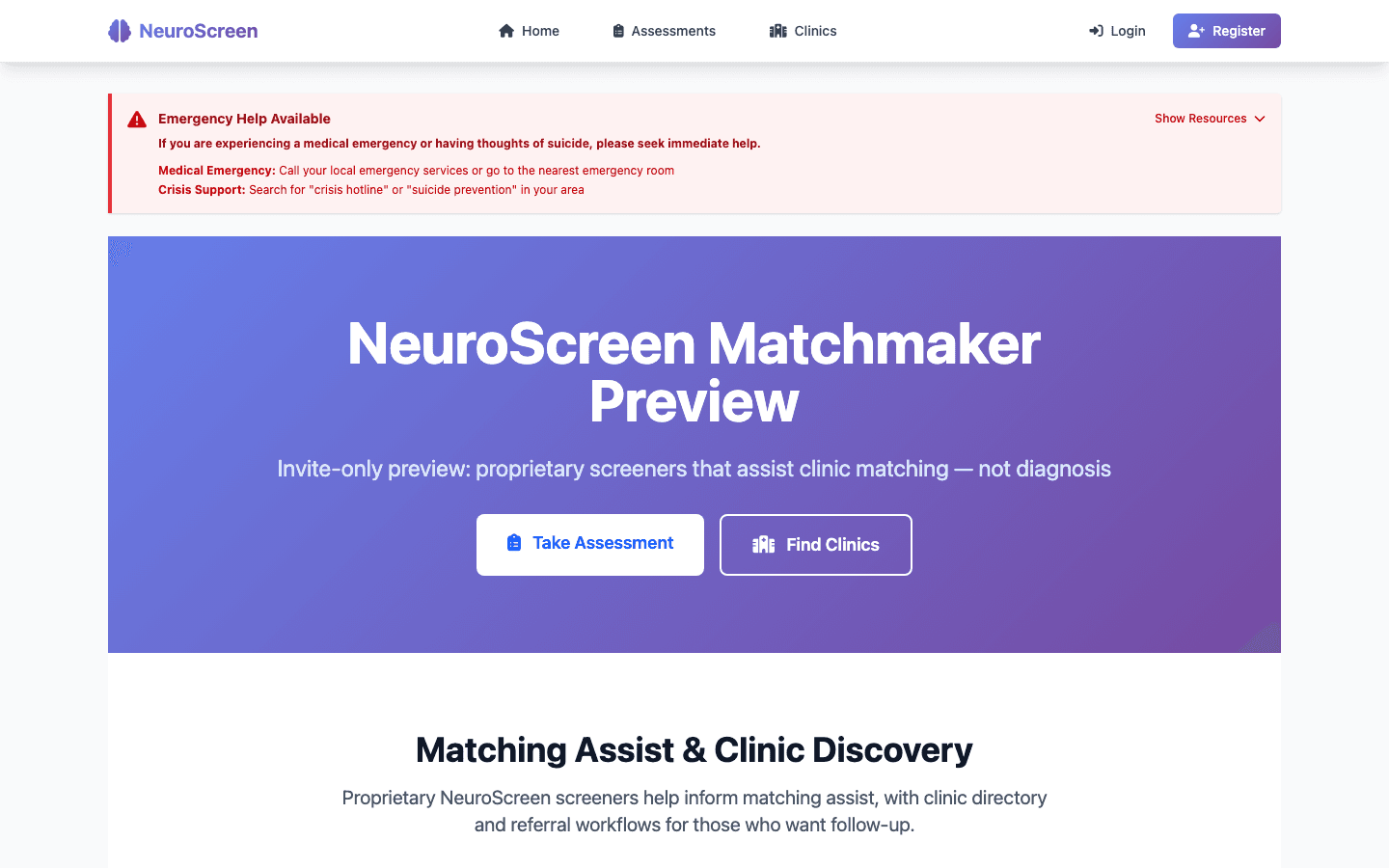 NeuroScreen preview